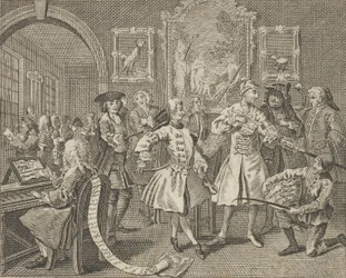 O Progresso de um Rake, Placa 2, ca. 1800.