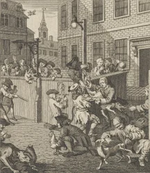 O primeiro estágio da crueldade, ca. 1800.