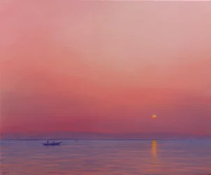 Amanhecer Cor-de-rosa no Ganges