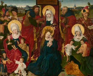 Santo parentesco (óleo sobre tela)