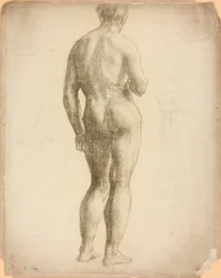 Estudo de uma figura masculina