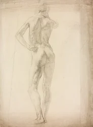 Estudo de uma figura masculina