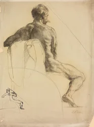 Estudo de uma figura masculina