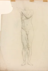Estudo de uma figura masculina