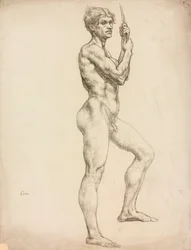 Estudo de uma figura masculina