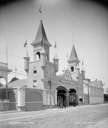 Entrada para Paragon Park, Nantasket Beach, c.1905 (foto a p/b)
