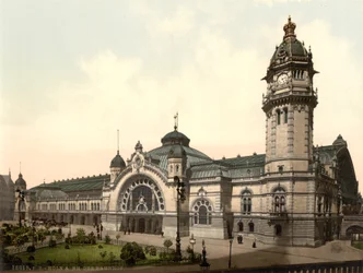Estação Ferroviária, Colônia, Alemanha, c.1900