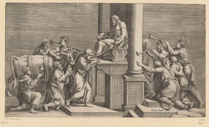 Sacrifício de um touro a Júpiter