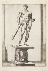 Hércules com as maçãs douradas das Hespérides
