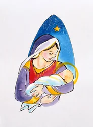 Madonna e criança, 1996 (wc)