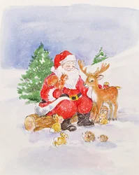 Papai Noel e amigos