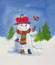 O boneco de neve