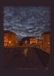 Dentro de alguns minutos será dia, 2022 (obra de arte digital feita no iPad)