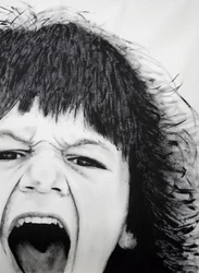 Ernesto 1 (série Kids), 2008 (acrílico sobre papel)