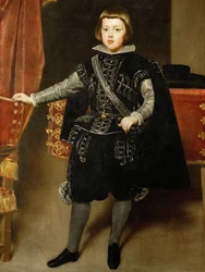 Barroco : Retrato do Infante Balthasar Charles (1629-1646) par Velázquez, Diego (1599-1660), c. 1640. Óleo sobre tela