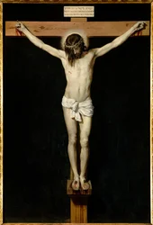 Cristo crucificado. Pintura de Diego Rodríguez de Silva y Velázquez (1599-1660)