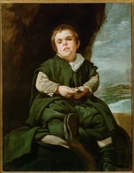 El Nino de Valecas, Francisco Lezcano, bobo da corte (pintura sobre tela)