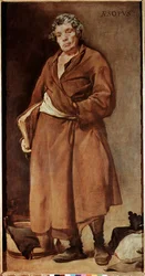 Retrato de Ésopo, escritor grego (óleo sobre tela