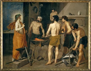 A forja de Vulcano (pintura sobre tela)