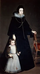 Dona Antonia Ifenarrietta e seu filho, 1631