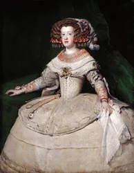 A infanta Maria Teresa de Espanha, década de 1650
