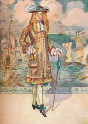 Um homem da época de Carlos II, 1907