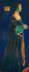 Uma mulher da época de Henrique VIII, 1907.