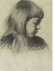 Busto de uma mulher