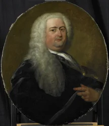 Retrato de Adriaen Paets, Diretor da Câmara de Roterdã da Companhia Holandesa das Índias Orientais, eleito em 1734