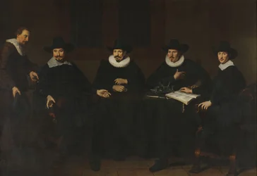 Os chefes do Saainering em Amesterdão, 1643