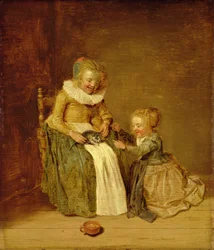 Filhos com um gato, 1631