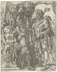 Achior fala a Holofernes sobre os israelitas
Judith e Holofernes (título da série)