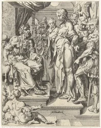 Cristo perante Herodes
A queda e a redenção da humanidade através da vida e da paixão de Cristo (título da série)
