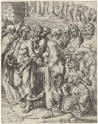 Cura da mulher que sofreu de hemorragias
A queda e a redenção da humanidade através da vida e da paixão de Cristo (título da série)