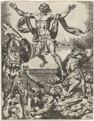 A Ressurreição de Cristo
A queda e a redenção da humanidade através da vida e da paixão de Cristo (título da série)