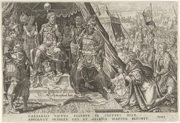 Guilherme II, Duque de Gelre, submete-se à autoridade de Carlos V, 1543 Vitórias de Carlos V (título da série) Divi Caroli. v. imp. optar. max. victoriae, ex multis praecipuae (título da série)