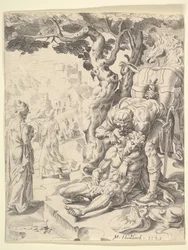 A parábola do bom samaritano, 1549.