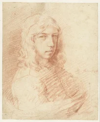 Busto de um Jovem de Cabelo Comprido