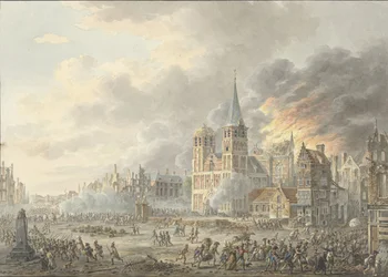 A captura de uma cidade pelas tropas francesas