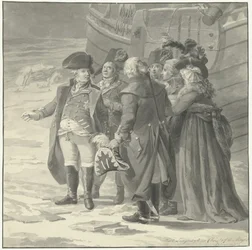 Partida de William V para Inglaterra, 18 de Janeiro de 1795