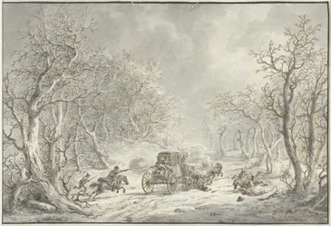 Roubo de um carro de turismo por salteadores