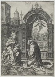 A Visão de São Bernardo, 1524.
