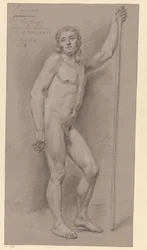 Nu masculino em pé, visto de frente (2º prêmio 1776)