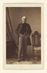 Retrato de um homem barbudo