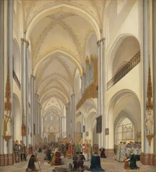O interior da Catedral de Roskilde