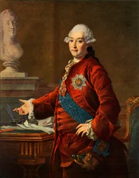 Retrato de Alexandr Mikhailovich Golitsyn, 1772, 1965.