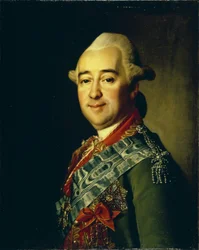 Retrato do General Mikhail Krechetnikov 1729-1793, 1770s