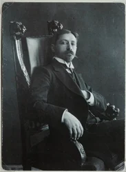 Retrato do autor Ivan A. Bunin 1870-1953, 1909