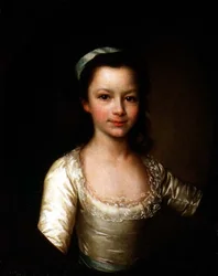 Retrato da condessa Ekaterina Artemyeva Vorontsova (1780-1836) final dos anos 1780