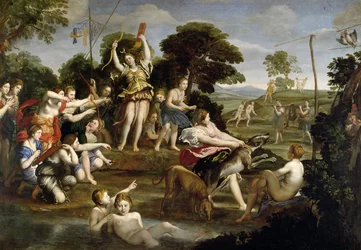 A caça de Diana, 1616-17